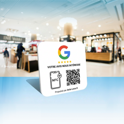 plaque-avis-google-nfc-qr-code-verre-premium