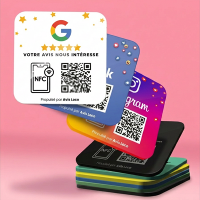 plaque-avis-google-nfc-qr-code-verre-premium